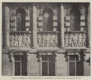 Část Frieze Institutu autorizovaných účetních, Moorgate Place od English Photographer