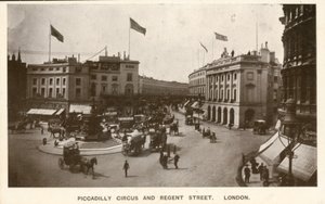 Piccadilly Circus a Regent Street, Londýn od English Photographer