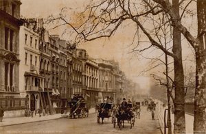 Piccadilly, Londýn, při pohledu na východ od English Photographer