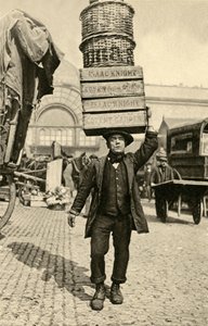Trh Porters of Covent Garden (č/b foto) od English Photographer
