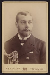 Portrét, George, vévoda z Yorku, budoucí král Jiří V. (č/b foto) od English Photographer