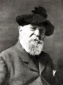 Portrét Josepha Wolfa (černobílá fotografie) od English Photographer