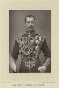 Princ Albert Victor, vévoda z Clarence a Avondale od English Photographer