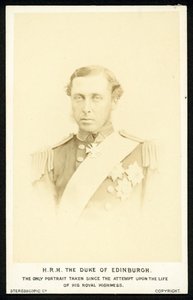 Prince Alfred, vévoda z Edinburghu od English Photographer