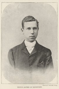 princ Alfred z Edinburghu od English Photographer