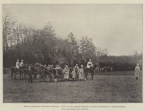 Osmdesáté narozeniny prince Bismarckse, návštěva německého císaře u prince Bismarcka ve Friedrichsruhu od English Photographer