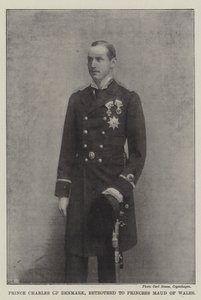 Princ Charles Dánský, zasnoubený s princeznou Maud z Walesu od English Photographer