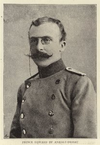 princ Edward z Anhalt-Dessau od English Photographer