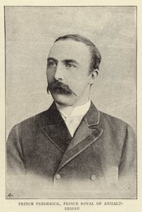 Princ Frederick, královský princ z Anhalt-Dessau od English Photographer