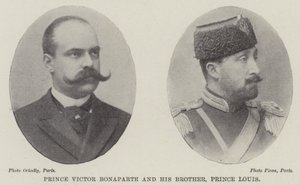 Princ Victor Bonaparte a jeho bratr, princ Louis od English Photographer