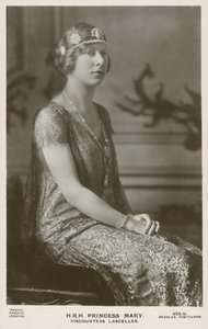 Princezna Mary, vikomtesa Lascelles (černobílá fotografie) od English Photographer