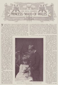 Princezna Maud a princ George z Walesu (vévoda z Yorku)