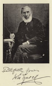 Profesor John Tyndall, PhD, LLD, DCL, FRS, unc od English Photographer