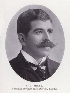 Prominent Men of London: A C Hills (č/b foto) od English Photographer