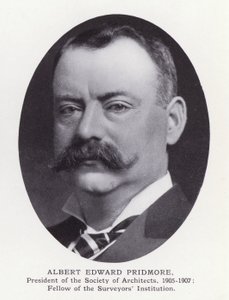 Významní muži Londýna: Albert Edward Pridmore (černobílá fotografie) od English Photographer