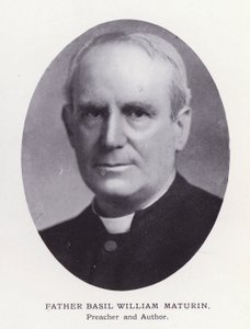 Významní muži Londýna: Otec Basil William Maturin (černobílá fotografie) od English Photographer
