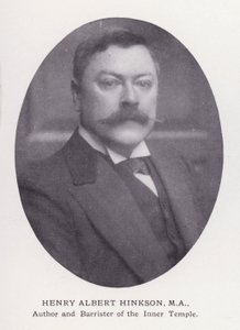 Významní muži Londýna: Henry Albert Hinkson (černobílá fotografie) od English Photographer
