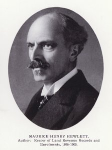 Významní muži Londýna: Maurice Henry Hewlett (černobílá fotografie) od English Photographer