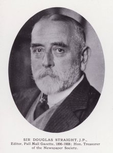 Prominent Men of London: Sir Douglas Straight (č/b foto) od English Photographer