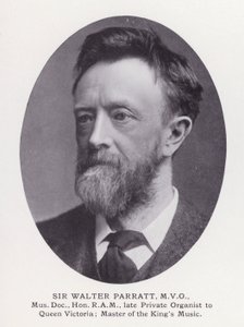 Významní muži Londýna: Sir Walter Parratt (černobílá fotografie) od English Photographer