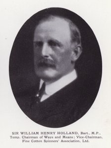 Významní muži Londýna: Sir William Henry Holland (černobílá fotografie) od English Photographer