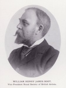Prominenti Londýna: William Henry James Boot (černobílá fotografie) od English Photographer