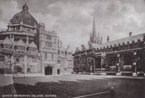 Quadrangle Brasenose College, Oxford od English Photographer