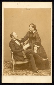 Královna Viktorie a princ Albert od English Photographer