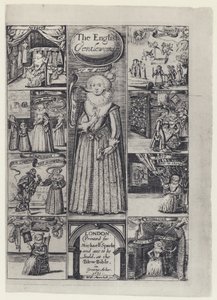 R Brathwait, The English Gentlewoman, M Sparke 1631 (černobílá fotografie) od English Photographer