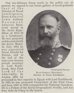 Kontraadmirál, Beaumont, ředitel námořní rozvědky od English Photographer