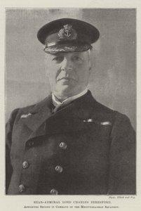 Kontraadmirál lord Charles Beresford, jmenován druhým ve velení středomořské eskadry od English Photographer
