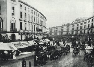 Regent Street, kvadrant (černobílá fotografie) od English Photographer