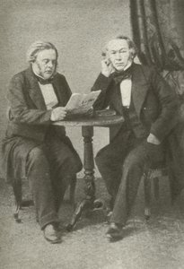 Richard Cobden (vlevo) a John Bright (vpravo) (černobílá fotografie) od English Photographer