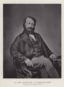 Ctihodný Alexander JB Beresford Hope, třetí syn Thomase Hopea od English Photographer