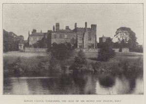 Ripley Castle, Yorkshire, sídlo sira Henry Day Ingilby, Baronet od English Photographer