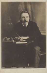 Robert Louis Stevenson (1850-1894), skotský romanopisec, básník a autor cestopisů od English Photographer