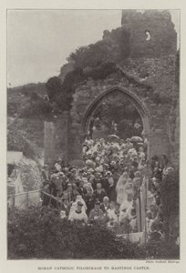 Římskokatolická pouť na hrad Hastings od English Photographer