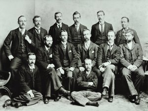 Rosendale Road School: skupina učitelů, 1897 od English Photographer