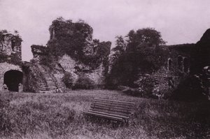 Hrad Rothesay (černobílá fotografie) od English Photographer