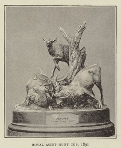 Royal Ascot Hunt Cup, 1891 od English Photographer