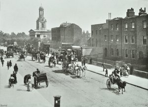 Saint Marks, Clapham Road: Kennington Road, 1894 od English Photographer