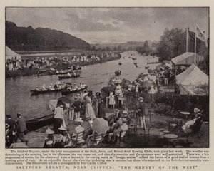 Saltford Regatta, poblíž Clifton, The Henley of the West od English Photographer