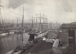 Salthouse Dock, Liverpool, červen 1897 od English Photographer