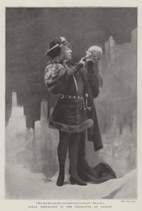 Sarah Bernhardt v postavě Hamleta od English Photographer