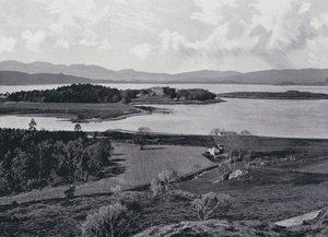 Skotsko: hrad Dunstaffnage (černobílá fotografie) od English Photographer