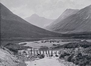 Skotsko: Glen Sannox, Isle of Arran (černobílá fotografie) od English Photographer