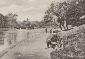 Sefton Park, Liverpool (černobílá fotografie) od English Photographer