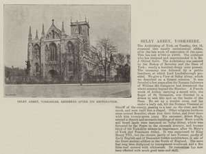 Selby Abbey, Yorkshire, znovu otevřen po jeho restaurování od English Photographer
