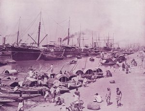 Přeprava v Hooghly, Kalkata od English Photographer