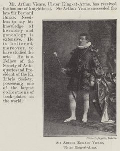 Sir Arthur Edward Vicars, Ulster King-at-Arms od English Photographer